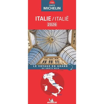 Michelin Wegenkaart 735 Italië 2026 - Nationale Kaarten Michelin