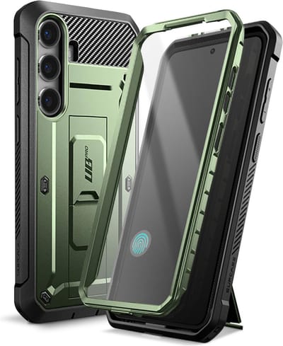 Supcase UB Pro hoesje geschikt voor Samsung Galaxy S24 - Met en zonder screen protector - Groen