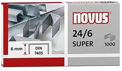 Verzinkte nietjes en navulcassettes 24/6 - 1000 stuks