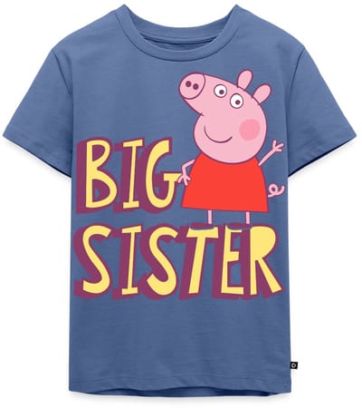Peppa Pig Grote Zus Premium T Shirt Kinderen