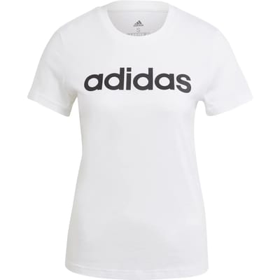 adidas Sportswear LOUNGEWEAR Essentials Slim Logo T-shirt - Dames - Wit- XS