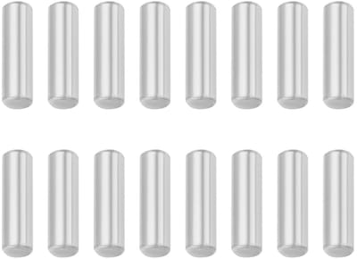 50 Stuks 3x10mm Planksteun Plug Pins van 304 RVS - Ronde Hoofd Plugs voor Boekenkasten en Meubelreparatie