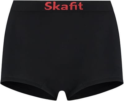 Skafit Casual dames boxershort maat S - zwart - ademend - antibacterieel - stretch - platte naden - extra lengte