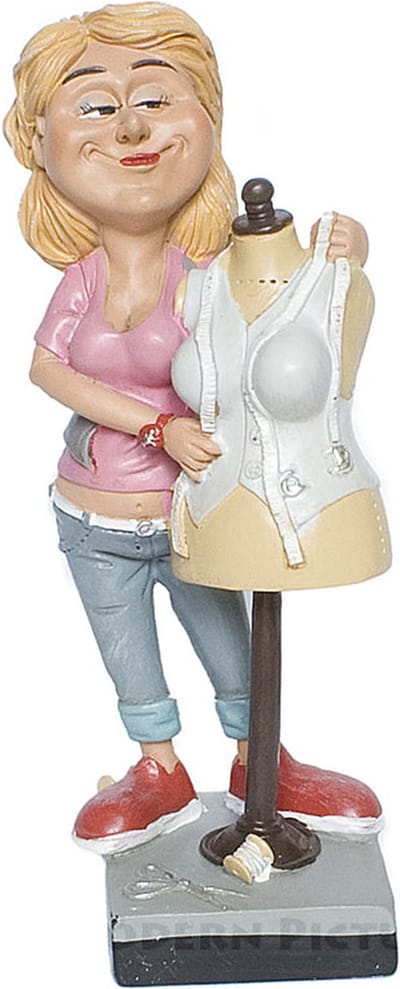 Warren Stratford - kledingmaakster - styliste - polystone - 15cm
