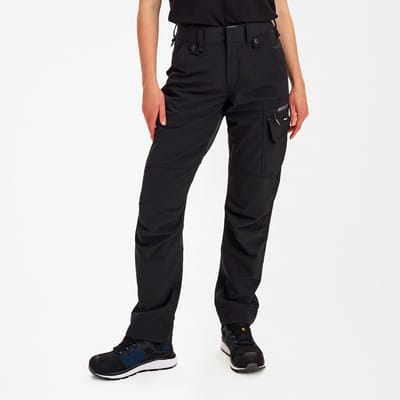 Engel Entire monteursbroek met 4-weg stretch voor dames 2342-234 - Black / Anthracite Grey - 36