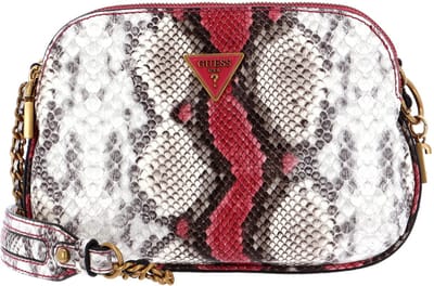 GUESS Schoudertas Becci Double Zip Crossbody Watermelon Multi Veelkleurig