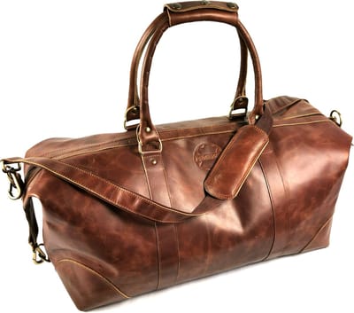 Reistas - Duffle bag - Leather weekend - Leren tas - Vakantie tas - pellericca tas