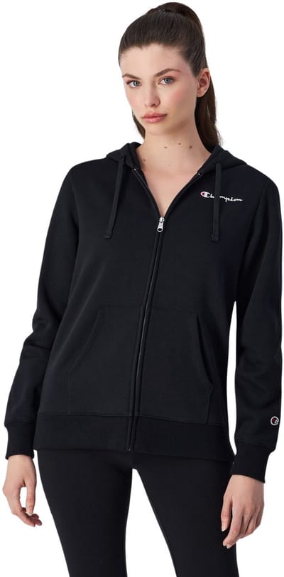 Champion Full Zip Hoodie Zwart Dames - Maat M