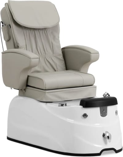 physa Elektrische pedicurestoel - met verlicht voetenbad en massagefuncties - 105 W - 150 kg - beige 10040881