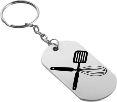 Akyol - koken sleutelhanger - Koken - familie vrienden - cadeau - 54 x 29mm