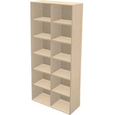 Schäfer Shop Genius Boekenkast TETRIS WALL, 6 HC, B 1000 x D 420 x H 2250 mm, ahorn decor