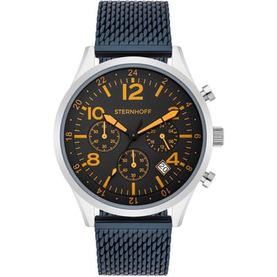 Sternhoff ST800 Chronograaf Blauw Mesh | 10050106