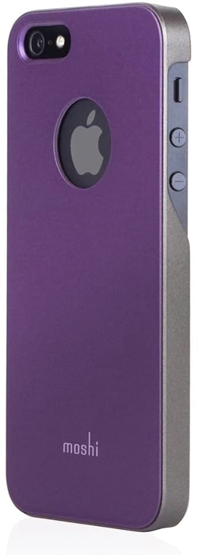Moshi, Hoesje geschikt voor iPhone 4/4S - iGlaze Titanium, Paars