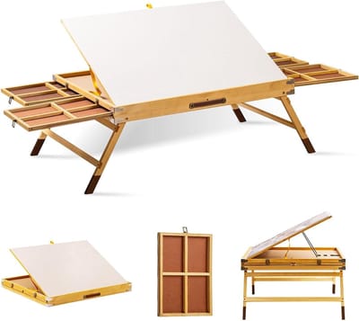 Legpuzzelbord Vouwbaar - Puzzeltafel Kantelbaar - Puzzels Maken - Verstelbare Hoeken - 96 x 71 cm - Niet gespecificeerd