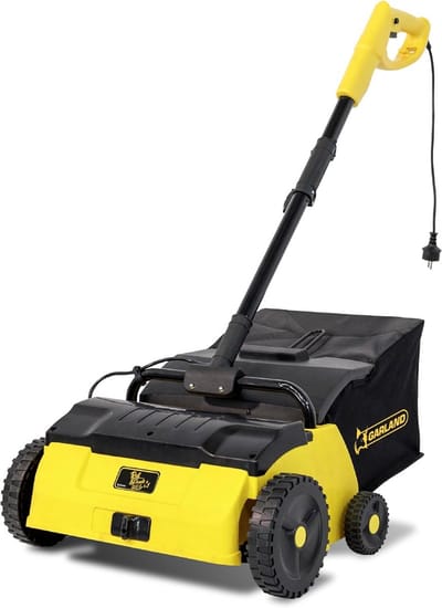 Kunstgrasveger Elektrisch 1400 Watt | Plug-in Graszakkersmachine met Draaibaar Stuur en 30 cm Werkbreedte