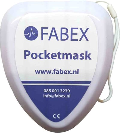 Beademingsmasker - Pocketmask - EHBO / BHV Reanimatiemasker - In hardcase
