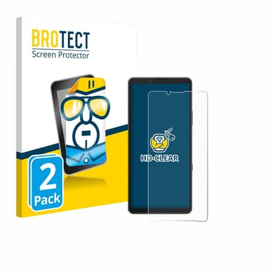 BROTECT - Screenprotector voor Sony Xperia 10 VII - Folie Beschermfolie transparant 2 Stuks