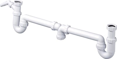 Wiesbaden Mcalpine 5537 Duplexsifon + Wasmachine 6/4"