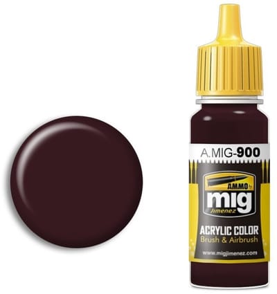 AMMO by Mig Jimenez Hobbyverf Acrylverf - MIG 0900 Dark Yellow Shadow - Acryl Verf flesje - 17 ml