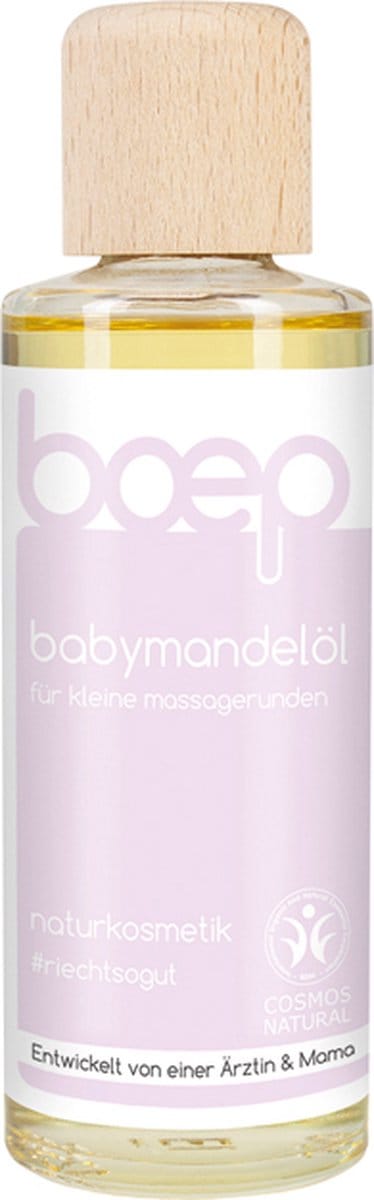 Boep Baby Massageolie Amandel- & Abrikozenpitolie (125 ml)