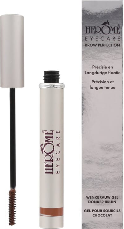 Herome Eye Care Wenkbrauwgel Donkerbruin - Brow Gel - Wenkbrauwgel en Wenkbrauwmascara in één - 6 ml