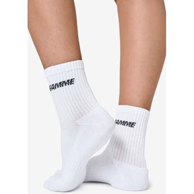 FAMME 1-pack Sky Knit Socks White 36-38