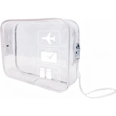 Trousse de rangement de voyage, sac de rangement, trousse de maquillage, trousse de toilette ... blanc