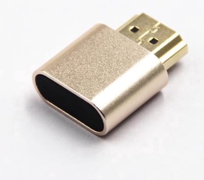 CHPN - HDMI Dummy - Draadloos - Display Port Emulator Plug - ideaal voor videokaarten - HDMI - Plug & Play - Universeel