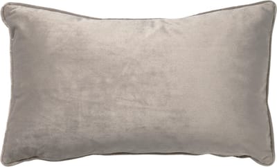 Dutch Decor FINN - kussenhoes 30x50 cm - velvet - lendekussen - Pumice Stone - beige - met rits - zonder binnenkussen