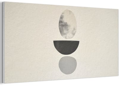 Akoestisch wandpaneel 80x40 cm - Vilt schilderij Beige - Japandi - Wabi sabi - Akoestische panelen - Geluidsdempende wanddecoratie - Geluidsisolatie woonkamer - Muurdecoratie geluidspanelen