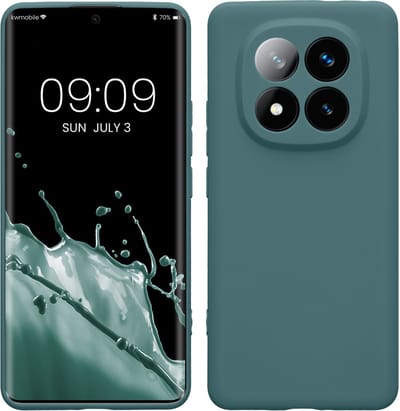 kwmobile telefoonhoesje geschikt voor Xiaomi Redmi Note 14 Pro+ 5G / Redmi Note 14 Pro Plus 5G - Hoesje voor smartphone - Precisie camera uitsnede - In Arctische nacht