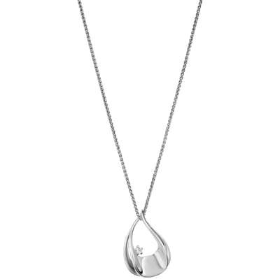 Orphelia 'Etoile' Dames 925 Sterling Zilveren Ketting met Hanger - Zilver ZH-7524