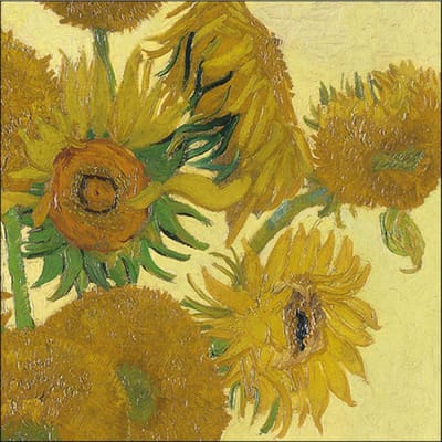 Ambiente - Lunch servetten - Van Gogh Sunflower - Vincent van Gogh