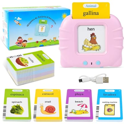 Elektronische Spaanse Cognitieve Kaarten Kinderen Praten Flashcards Audioboeken Flashcards Vroegonderwijs Leer Woorden Studie Speelgoed Spel