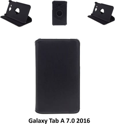Samsung Galaxy Tab A 7.0 (2016) Draaibare tablethoes Zwart voor bescherming van tablet