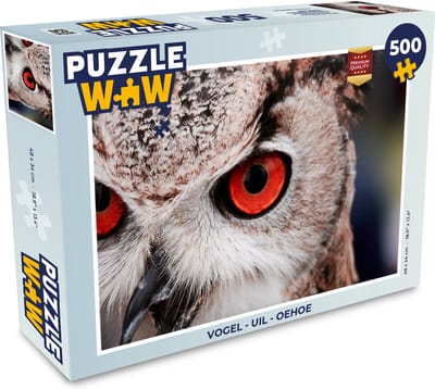 Puzzel Vogel - Uil - Oehoe - Legpuzzel - Puzzel 500 stukjes