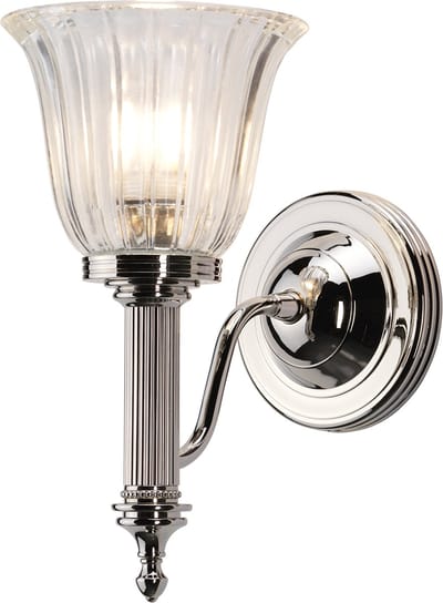 Landelijke Wandlamp - Steady Lighting - Metaal - Landelijk - G9 - L: 22cm - Voor Binnen / Binnen - Woonkamer - Eetkamer - Zilver
