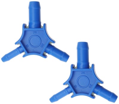 Cosensi- Ruimers 2 Stuks - Handmatige Kalibrator - Geschikt voor 16/20/25 mm - PEX-AL-PEX Buizen - Kunststof/Staal - Blauw - Buisafwerker