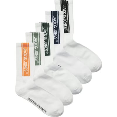 JACK&JONES - JACSETH TENNIS SOCKS 5 PACK JNR - Jongens - Sokken