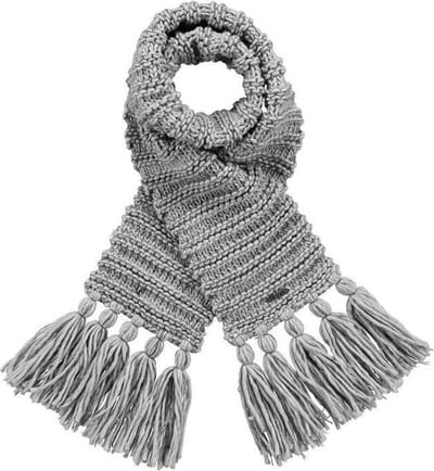 Barts - Tara Scarf/warme shawl heather grey one size