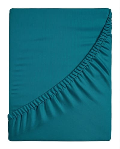 Ten Cate Premium Hoeslaken - Hoeslaken 180 x 200 - Hoeslakens - Katoensatijn - Geschikt voor boxspring en matras - Hoekhoogte 30cm - Elastiek Rondom - Strijkvrij - Deep Teal