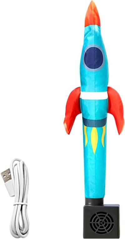 Opblaasbare Tubeman - Wapperende Pop Man - Reclame Maken - Trillende Armen - 50 Cm - Raket
