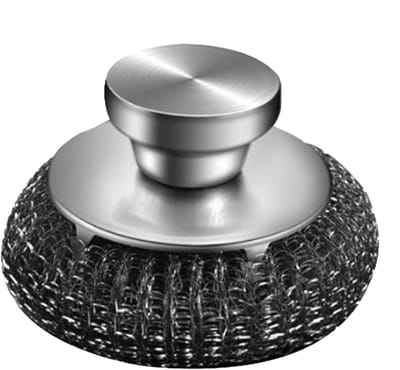 Metalen Schuurpads - Roestvrij Staal - Keuken Reinigen - Afneembare Kop - 145 gram - Meerkleurig
