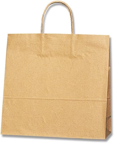 Papieren Draagtas - Cadeautasjes - Feestelijke Geschenkverpakking - Ongebleekt Materiaal - 32x31x11.5cm - Grijs
