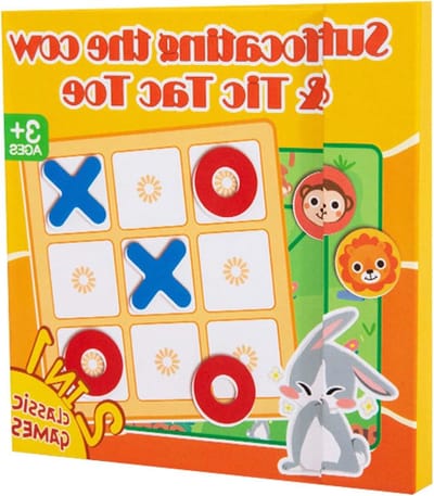 Magnetisch Schaakspel - XO Bord - Strategisch Spel - Dubbelzijdig Bord - 14 x 14 cm - Niet gespecificeerd