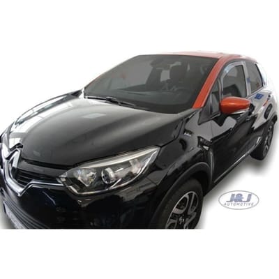 Déflecteurs d'air - J&J AUTOMOTIVE - Renault Captur 2013-2019 - Fumé - Acrylique renforcé - Installation facile
