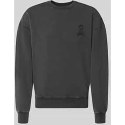 relaxed fit sweatshirt van puur katoen model 'ICONIC'