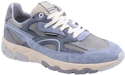 Floris Van Bommel Sfm-10258 De Rezer Sneakers - Suède - Heren - Blauw - Maat 41⅓