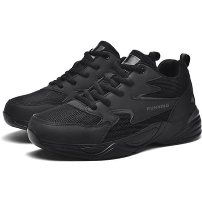 Schoenen Heren Plus Maat Rundspees Zool Casual Sneaker Vier Seizoenen Drie Optionele Mode Herenschoenen Sneaker 47 black