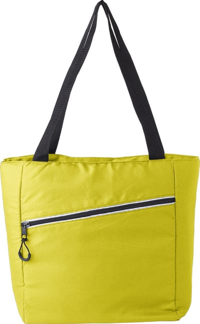 Grote koeltas draagtas - schoudertas - geel - 30 x 43 x 16 cm - 20 liter - Koeltassen
